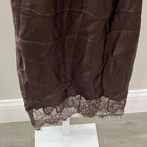 Ronny Kobo Drew Dress in Dark Chocolate - Picture 6 of 8